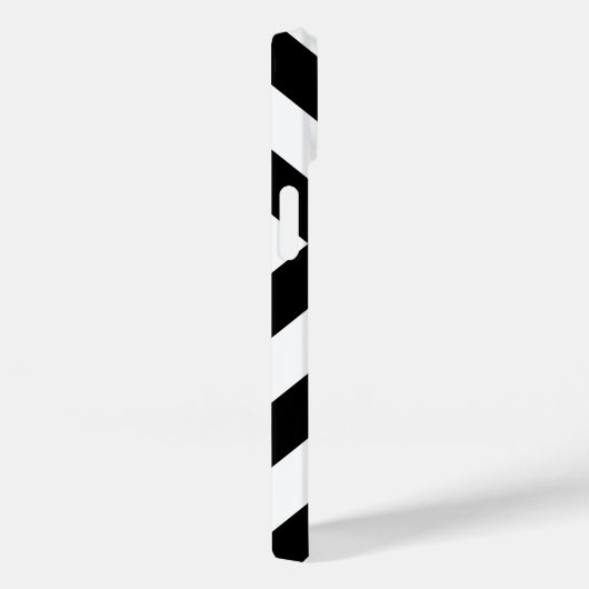 Schwarz-Weiß-Chevrons Case-Mate iPhone Hülle (Rückseite / Rechts)