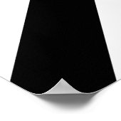 Schwarz-Weiß-Chevrons Poster (Ecke)