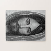 Schwarz/Weiß, Christliche Figuren Puzzle (Horizontal)