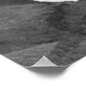 Schwarz-Weiß-Colorado-Fluss läuft 16x20 Poster (Ecke)