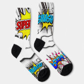 Schwarz-Weiß-Comic-Buch Socken (Rechts)