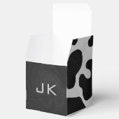 Schwarz-Weiß-Cow Geschenkschachtel (Geöffnet)