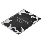 Schwarz-Weiß-Cow Notizblock (Linke Seite)