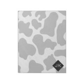 Schwarz-Weiß-Cow Notizblock (Rotiert)