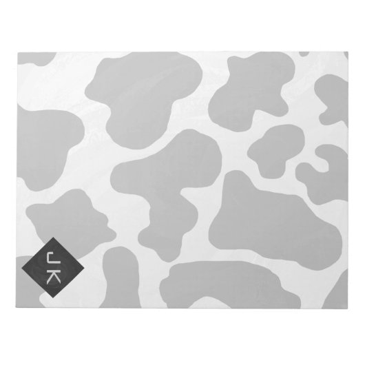 Schwarz-Weiß-Cow Notizblock (Vorderseite)