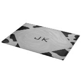 Schwarz-Weiß-Cow Schneidebrett (Ecke)