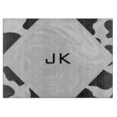 Schwarz-Weiß-Cow Schneidebrett (Vorderseite)