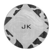 Schwarz-Weiß-Cow Schneidebrett (Vorderseite)