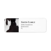 Schwarz-Weiß-Cowhide (Vorne)