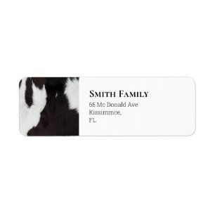 Schwarz-Weiß-Cowhide