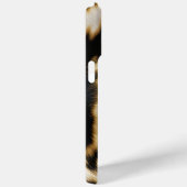 Schwarz-weiß Cowhide Case-Mate iPhone Hülle (Rückseite / Rechts)