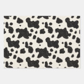 Schwarz-Weiß-Cowhide Geschenkpapier Set (Vorderseite 2)