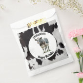 Schwarz-Weiß-Cowhide Geschenktütchen (Versiegelt)
