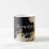 Schwarz-weiß Cowhide Kaffeetasse (Mittel)