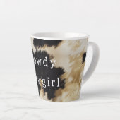 Schwarz-weiß Cowhide Milchtasse (Rechte Ecke)