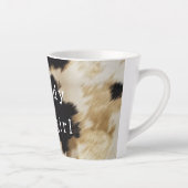 Schwarz-weiß Cowhide Milchtasse (Rechts)