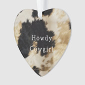 Schwarz-weiß Cowhide Ornament (Vorderseite)