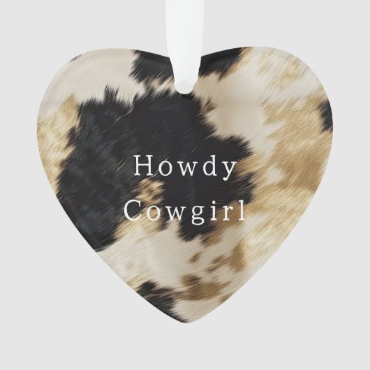 Schwarz-weiß Cowhide Ornament (Vorderseite)