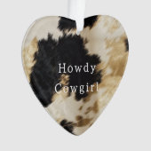 Schwarz-weiß Cowhide Ornament (Vorderseite)