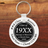 Schwarz, Weiß, Custom, Class of 1972, Gastgeschenk Schlüsselanhänger (Rückseite)