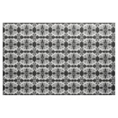 Schwarz-Weiß-Daffodin Stoff (Yard (91,4 cm))