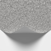 Schwarz-Weiß-Dalmatiner Abstraktes Muster Geschenkpapier (Ecke)