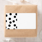 Schwarz-Weiß-Dalmatiner-Spotmuster. (Insitu)