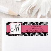 Schwarz-Weiß-Damaskus-Adressbezeichnungen (Insitu)