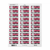 Schwarz-Weiß-Damaskus-Adressbezeichnungen (Vorne)