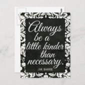 Schwarz-Weiß-Damaskus-Kindheit Postkarte (Vorne/Hinten)