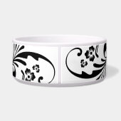 Schwarz-Weiß-Damaskus Napf (Rückseite)