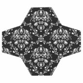 Schwarz-Weiß-Damast Fußball (Flach)