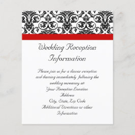 Schwarz/Weiß-Damast mit/roter Akzent entfernen