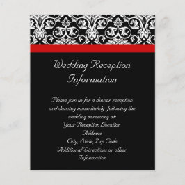 Schwarz/Weiß-Damast mit/roter Akzent entfernen