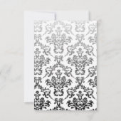 Schwarz-Weiß-Damast-Muster (Rückseite)