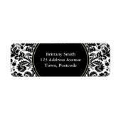 Schwarz-Weiß-Damast-Muster (Vorne)