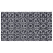 Schwarz-Weiß-Damast-Muster Tischdecke (Vorderseite (Horizontal))