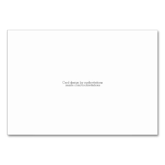 Schwarz-Weiß-Damast-Rose Tischnummer-Karten Tischnummer (Rückseite)