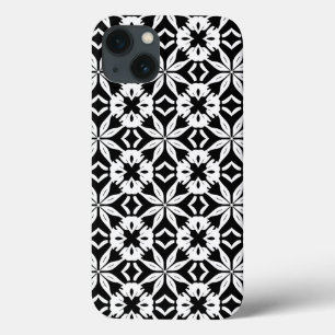 Schwarz-weiß-Damaszener-Muster Case-Mate iPhone Hülle