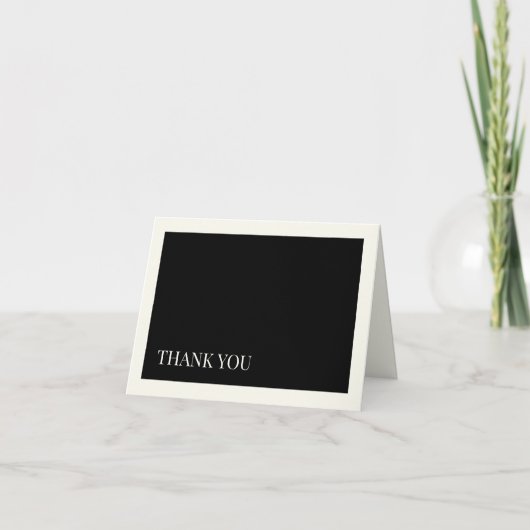 Schwarz/Weiß Danke, Karte V1 (Vorderseite)