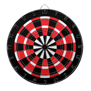 Schwarz-Weiß-Dartboard Dartscheibe