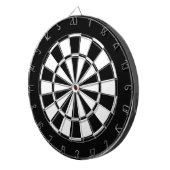 schwarz-weiß dartscheibe (Vorderseite rechts)