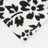 Schwarz-Weiß-Decke gefickt. Fleecedecke (Ecke)