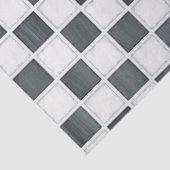 Schwarz-Weiß-Decoupage der Checkbox Seidenpapier (Ausschnitt)