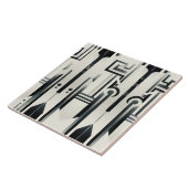 Schwarz-Weiß-Deko, Säulen und Totems Fliese (Seite)