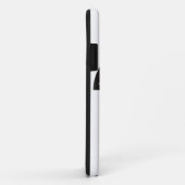 Schwarz-weiß Deko Star Sunburst Case-Mate iPhone Hülle (Hinten/Rechts)