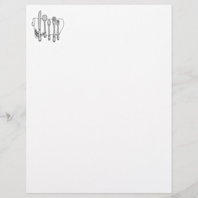 Schwarz-Weiß-Design für Seitenware (Vorderseite)
