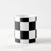 Schwarz-Weiß-Design Kaffeetasse (Mittel)