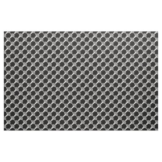 Schwarz-Weiß-Design-Muster Stoff (Fat Quarter (45,7 x 55,9 cm))