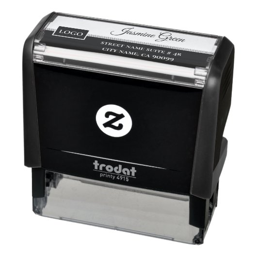 Schwarz-Weiß-Design Permastempel (Produkt)